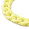 Opaque Acrylic Curb Chain Bracelets BJEW-JB06597-4
