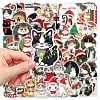 Christmas Cat PVC Waterproof Stickers PW-WG33E9A-01-4