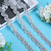 Polyester Wave Lace Ribbon OCOR-WH0078-111B-4