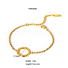 Vintage Stainless Steel Ring Link Chain Bracelets for Women DG9010-2-2