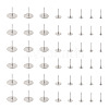 Craftdady 400Pcs 8 Size 304 Stainless Steel Stud Earring Findings STAS-CD0001-31-12