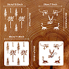 Plastic Drawing Painting Stencils Templates DIY-WH0172-1021-2