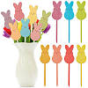 14Pcs Wooden Picks for Vase Decorations AJEW-CN0006-51B-1