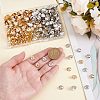 300Pcs 2 Colors Plastic Bead Cap Pendant Bails KY-ME0003-10-3