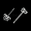 Resin Stud Earring Findings LS-X1-FIND-H046-09-3