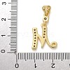 Brass Micro Pave Cubic Zirconia Pendants KK-M319-02G-M-3