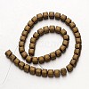 Electroplate Non-magnetic Synthetic Hematite Bead Strands G-F300-25-F03-2