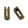 Tibetan Style Alloy Letter Slide Charms TIBEB-Q055-21AB-NR-1