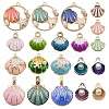 Zinc Alloy Enamel Pendants PW-WG9A069-01-5