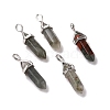 Natural Bloodstone Pointed Pendants G-K329-46P-1