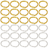 600Pcs 2 Colors Brass Split Rings KK-SP0001-82A-1