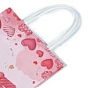 Valentine's Day Love Heart Printed Paper Gift Tote Bags PW-WG4681C-01-3