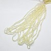 Electroplate Glass Beads Strands EGLA-J013-4X6mm-F26-2