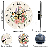 MDF Printed Wall Clock HJEW-WH0058-003-2