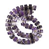 Natural Banded Amethyst Beads Strands G-K245-C02-08-3