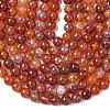 Natural Fire Crackle Agate Beads Strands X-G-G212-8mm-10-2