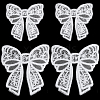 4Pcs 2 Styles Polyester Embroidery Iron on Clothing Patches PATC-GF0001-51A-7