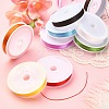 10 Rolls 10 Colors Flat Elastic Crystal String EW-YW0001-08-8