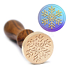 Christmas Theme Wax Seal Stamp Set AJEW-WH0208-959-5