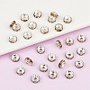 Brass Grade A Rhinestone Spacer Beads RB-A014-Z6mm-14S-2