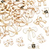 50Pcs 5 Styles Bowknot Alloy Enamel Pendants ENAM-YW0005-83-1