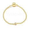 3MM Brass European Style Ball Chain Bracelets for Jewelry Making BJEW-G703-06G-1