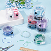 10Pcs 10 Colors Flat Elastic Crystal String Sets EW-UN0001-01-2