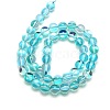 Synthetic Moonstone Beads Strands G-F143-8mm-07-2