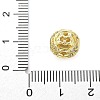 Brass Micro Pave Cubic Zirconia Beads KK-Z095-03G-06-3