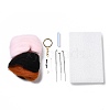 Elegant Woman DIY Keychain Needle Felting Kit LS-DIY-I098-04-2