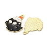Halloween Alloy Enamel Pendants STAS-I354-01G-C01-2