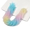Transparent Painted Glass Beads Strands X1-DGLA-A034-T2mm-A21-1