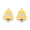 304 Stainless Steel Enamel Charms STAS-T065-58G-01-1