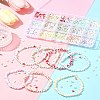127.5G 15 Colors Baking Paint Glass Seed Beads SEED-FS0001-40-9