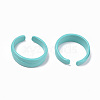 Spray Painted Alloy Cuff Rings RJEW-T011-28B-RS-2