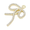 Alloy Rhinestone Pendants PALLOY-R151-51G-2