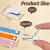 3Pcs 3 Colors Polyester Clothes Organizer Elastic Bands FIND-CN0001-68B-2