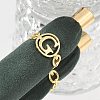 Brass Open Cuff Rings for Women RJEW-K289-01G-G-1