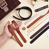 6 Bags 6 Colors PU Leather Bag Handles PURS-NB0001-03-3