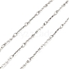 Handmade 304 Stainless Steel Wave Link Chains CHS-G025-14P-1