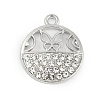 Alloy Micro Pave Rhinestone Pendants FIND-K020-18P-1