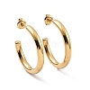 Ion Plating(IP) 304 Stainless Steel Stud Earrings for Women EJEW-G346-07B-G-1