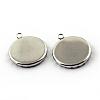 Tarnish Resistant 304 Stainless Steel Pendant Cabochon Open Back Settings STAS-Q194-15-2