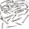 40Pcs 4 Styles Iron Alligator Hair Clips Findings PHAR-TADJ0001-10-3