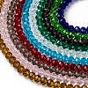 Glass Beads Strands EGLA-X0007-01A-8mm-1