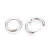304 Stainless Steel Hoop Earrings EJEW-T048-24A-P-3