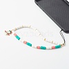 Handmade Polymer Clay Beaded Mobile Strap HJEW-JM00506-2