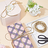 Flat PU Leather Braided Cord OCOR-WH0086-87B-01-4
