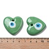 Handmade Evil Eye Lampwork Pendants LAMP-F035-11G-3