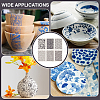 6Pcs 6 Styles Paper Ceramic Decals DIY-BC0015-05-5